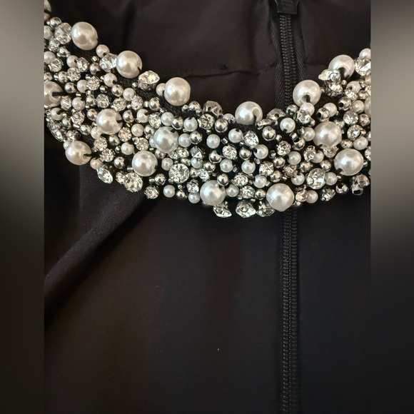 NWT BCBG Stunning embellished Cutout mini Dress retail $368 - Picture 12 of 16